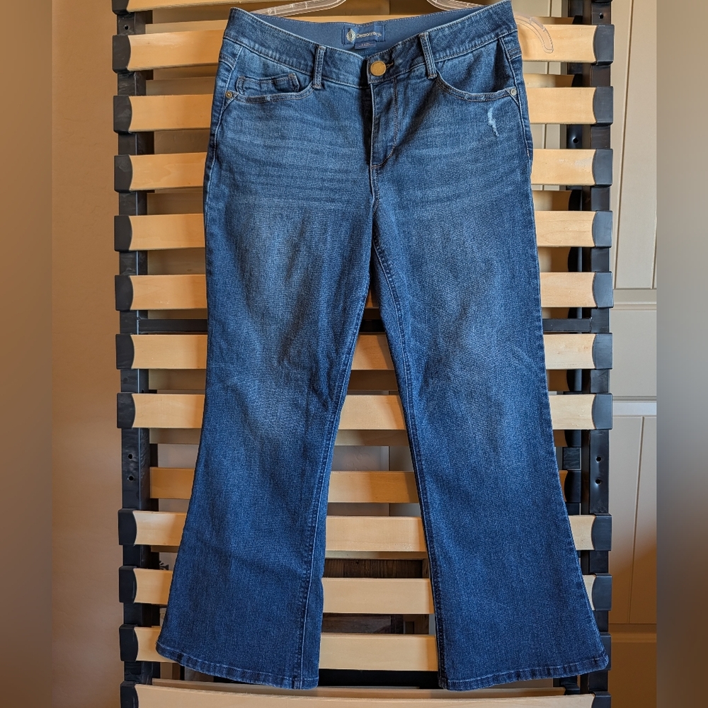 Democracy "Ab"solition Dark Blue Flare Jeans